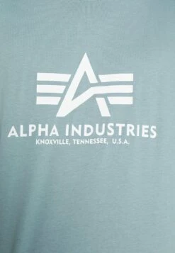 Alpha Industries T-Shirt Print - Grey Blue -Alpha Industries 89a720c1c8b44d80969bb4dc551ae0b0