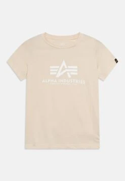 Alpha Industries BASIC KIDS TEENS UNISEX - T-Shirt Print - Jet Stream White