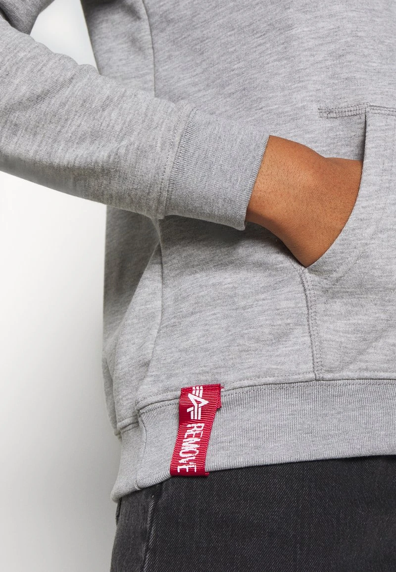 Alpha Industries NEW BASIC - Kapuzenpullover - Grey Heather 5 Alpha Industries NEW BASIC - Kapuzenpullover - Grey Heather – Bild 5