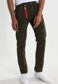 Alpha Industries AGENT - Cargohose - Black Oliv