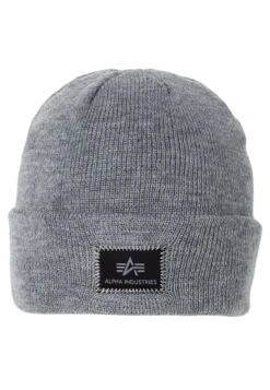 Alpha Industries X-FIT BEANIE UNISEX - Mütze - Grey Heather -Alpha Industries 947e7b27d78a4f219b7b075c6b9379cb