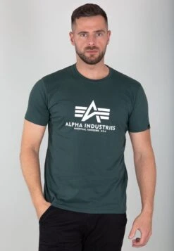 Alpha Industries T-Shirt Print - Navy Green -Alpha Industries 95b0eee671484616a0b94152c371bba4 1