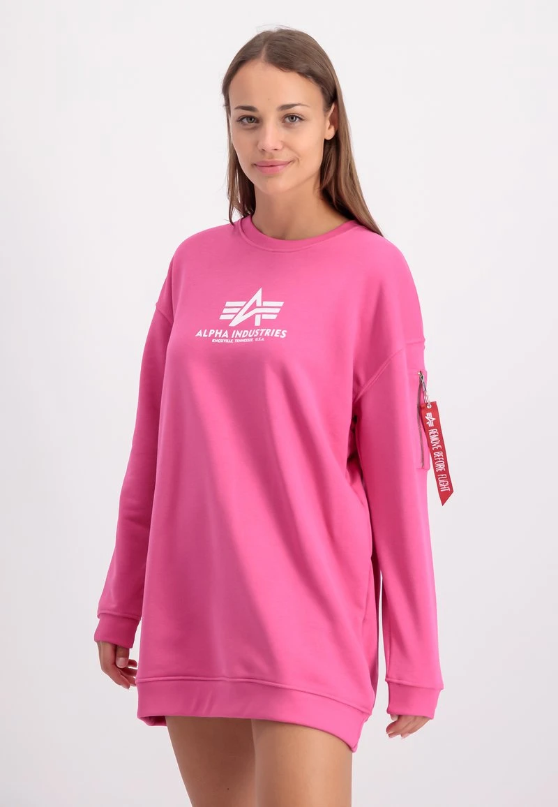 Alpha Industries Basic OS Wmn - Sweatshirt - Magenta 3 Alpha Industries Basic OS Wmn - Sweatshirt - Magenta – Bild 3