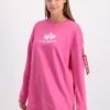 Alpha Industries Basic OS Wmn - Sweatshirt - Magenta