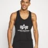 Alpha Industries BASIC TANK - Top - Black