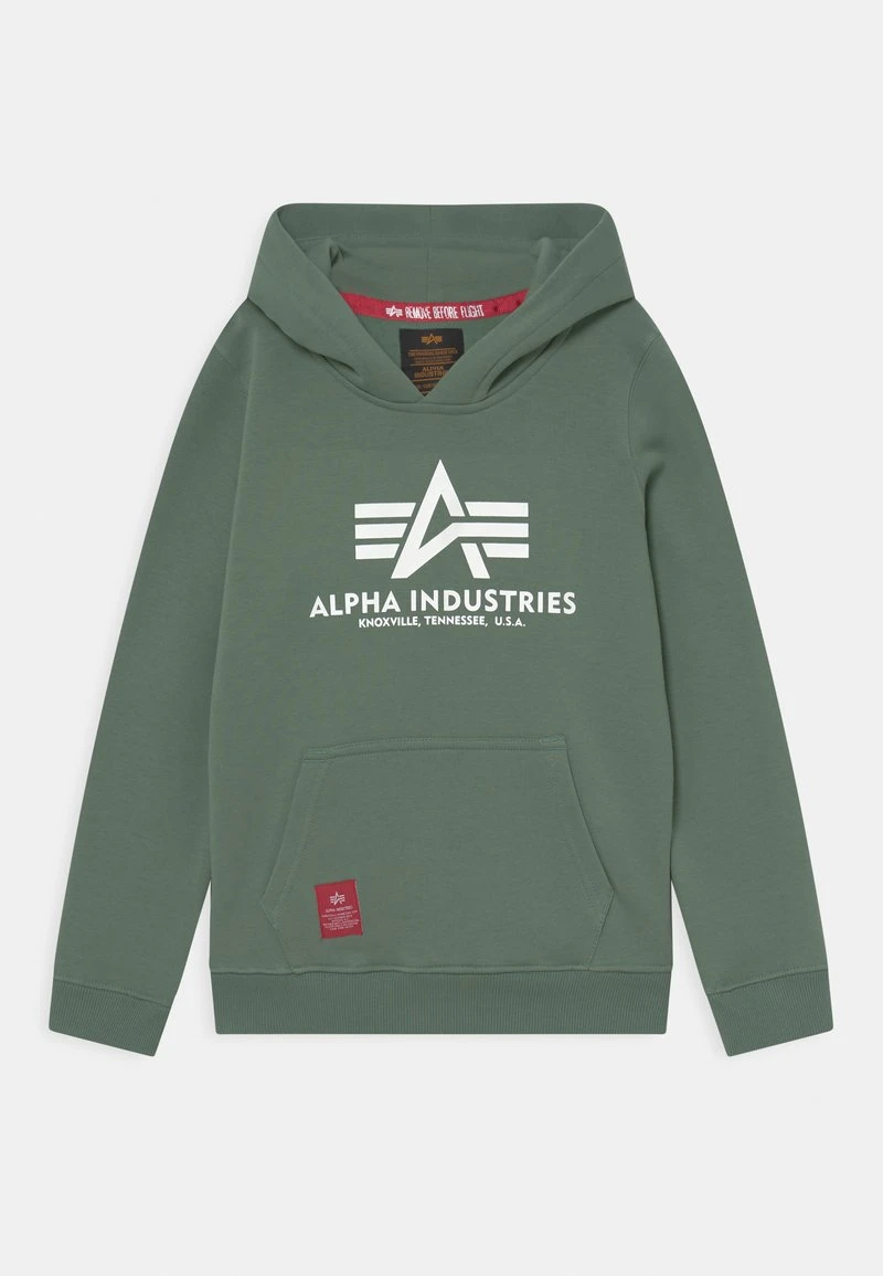 Alpha Industries BASIC HOODY KIDS TEENS - Kapuzenpullover - Ivy Green 1 Alpha Industries BASIC HOODY KIDS TEENS - Kapuzenpullover - Ivy Green