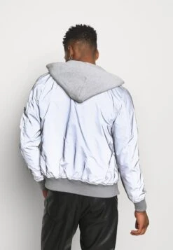 Alpha Industries HOOD REFLECTIVE - Bomberjacke - Silver -Alpha Industries a3a0bf5e03404502aed915345af5ee7c