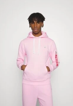 Alpha Industries HOODY UNISEX - Sweatshirt - Pastel Pink