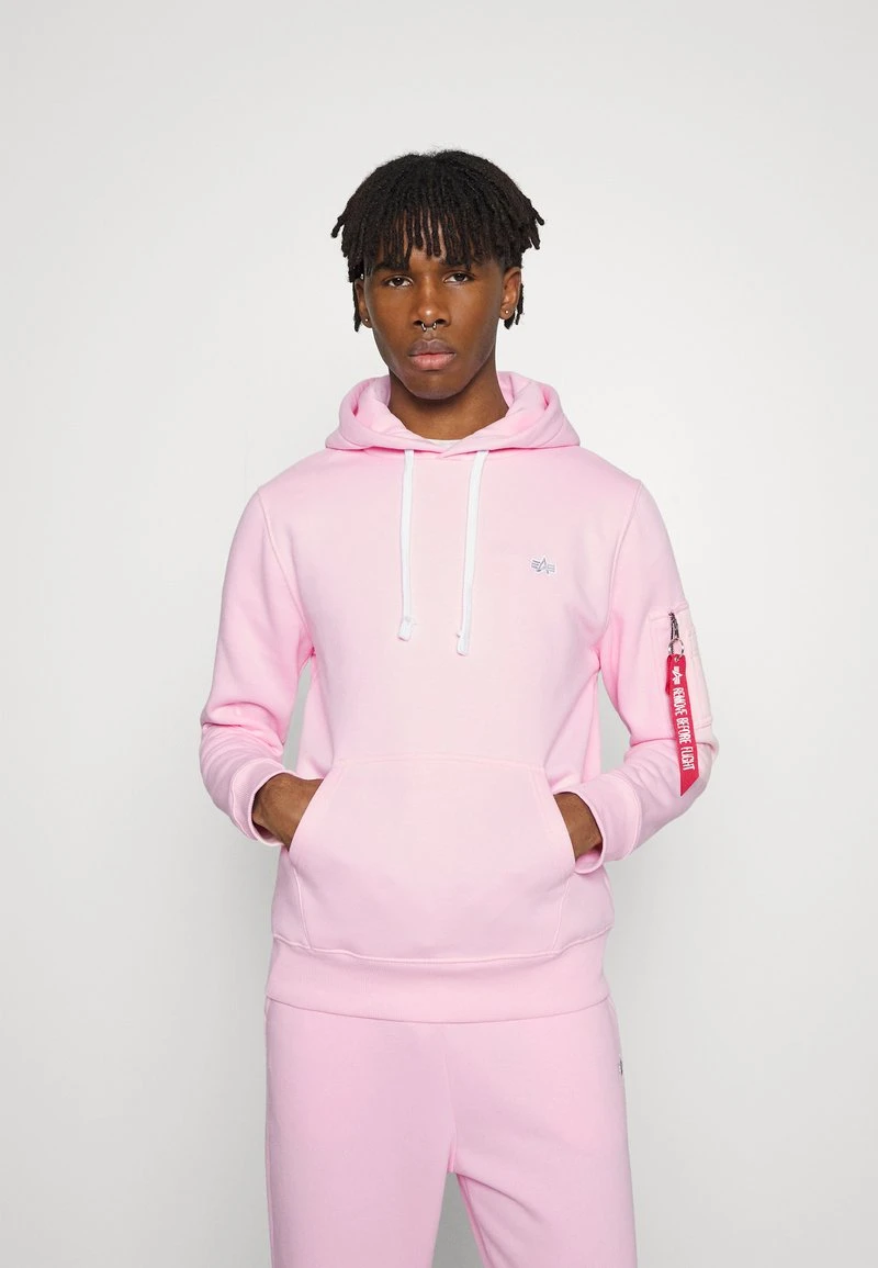 Alpha Industries HOODY UNISEX - Sweatshirt - Pastel Pink 1 Alpha Industries HOODY UNISEX - Sweatshirt - Pastel Pink