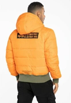 Alpha Industries DWUSTRONNA HOODED PUFFER FD REV. - Winterjacke - Green -Alpha Industries a69ca1a177334b8a84063e831310be40