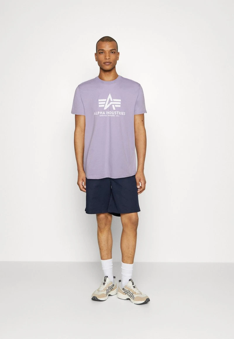 Alpha Industries BASIC - T-Shirt Print - Pale Violet 2 Alpha Industries BASIC - T-Shirt Print - Pale Violet – Bild 2