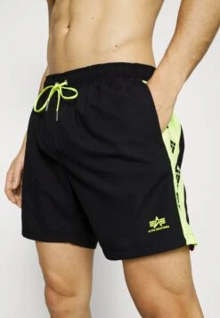 Alpha Industries Badeshorts - Black -Alpha Industries ae1a60979fc14d85bdd131fee1046982