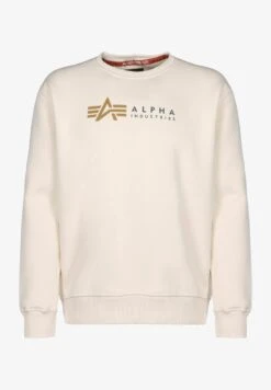 Alpha Industries Sweatshirt - Jet Stream White -Alpha Industries afaf7410d08f4af6a0981250fe167acf 1