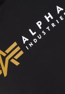 Alpha Industries LABEL - T-Shirt Print - Black 8 Alpha Industries LABEL - T-Shirt Print - Black -Alpha Industries b0da0b65737b4f5e8dd2f6c430d11b4a