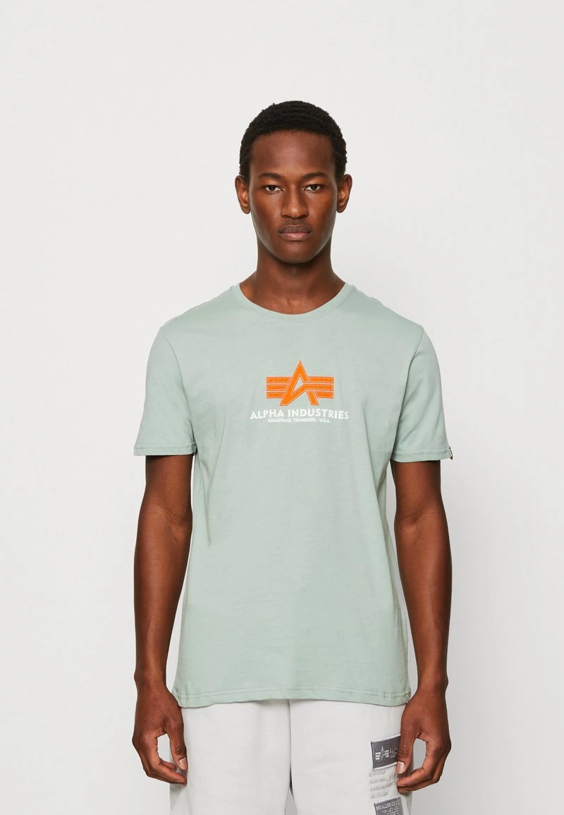Alpha Industries T-Shirt Print - Dusty Green 1 Alpha Industries T-Shirt Print - Dusty Green