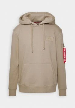 Alpha Industries BACK HOODY - Kapuzenpullover - Vintage Sand -Alpha Industries b33fbe26a848499590f3fb79a5d9ff73