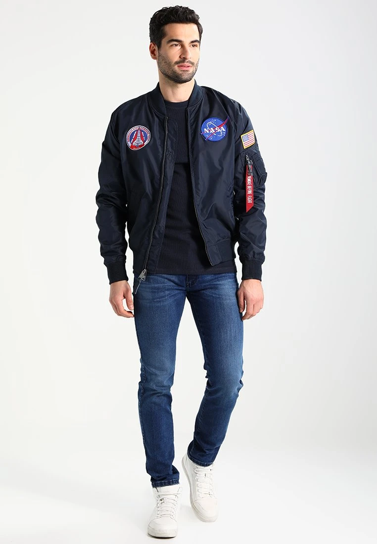 Alpha Industries NASA REVERSIBLE II - Bomberjacke - Blue 2 Alpha Industries NASA REVERSIBLE II - Bomberjacke - Blue – Bild 2