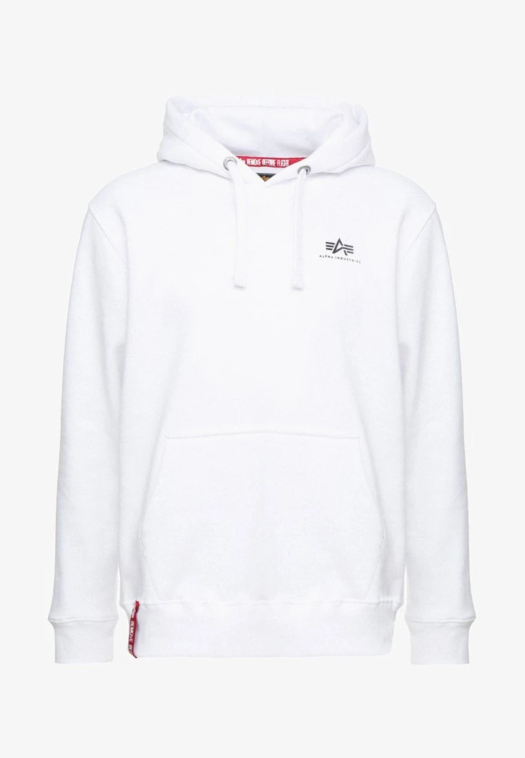 Alpha Industries BASIC HOODY SMALL LOGO - Kapuzenpullover - White 5 Alpha Industries BASIC HOODY SMALL LOGO - Kapuzenpullover - White – Bild 5