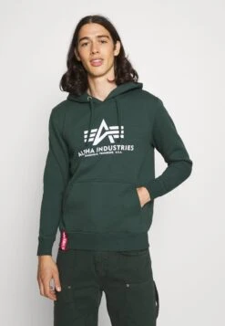Alpha Industries HOODY - Kapuzenpullover - Navy Green