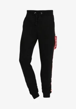 Alpha Industries JOGGER TAPE - Jogginghose - Black -Alpha Industries b9bb4c9cdac34a7eb01d9ecde5de5ac3