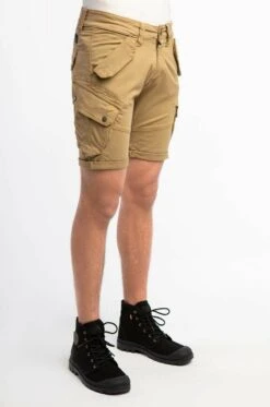 Alpha Industries COMBAT - Shorts - Beige -Alpha Industries bbff0fa7723a453d8b6341400a978200 1