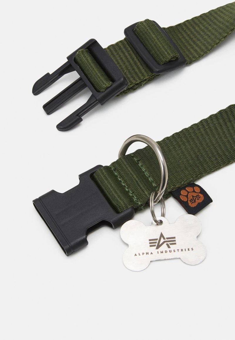 Alpha Industries BASIC DOG TAG COLLAR UNISEX - Sonstige Accessoires - Dark Olive 3 Alpha Industries BASIC DOG TAG COLLAR UNISEX - Sonstige Accessoires - Dark Olive – Bild 3