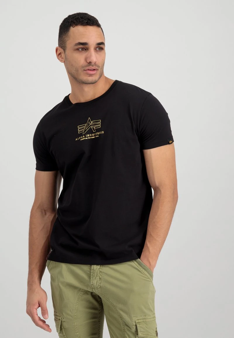 Alpha Industries T-Shirt Print - Black 6 Alpha Industries T-Shirt Print - Black – Bild 6