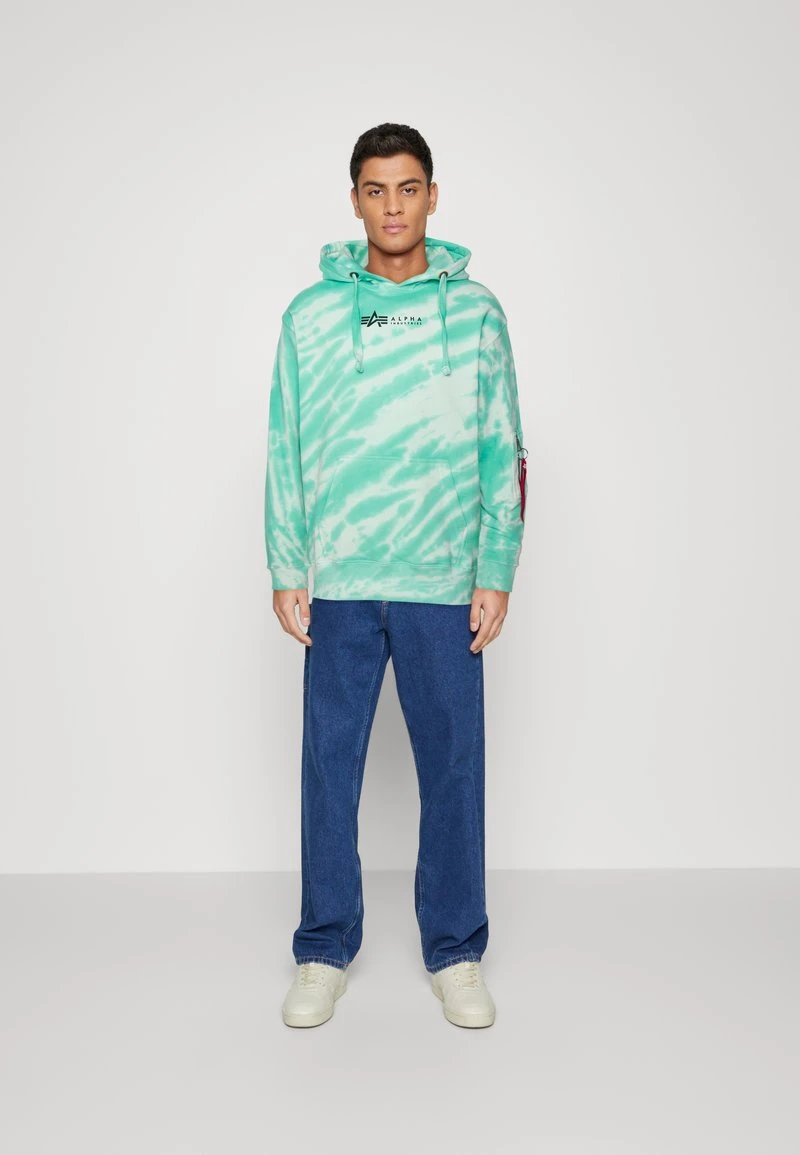 Alpha Industries TIE DYE HOODY - Kapuzenpullover - Atomic Green 2 Alpha Industries TIE DYE HOODY - Kapuzenpullover - Atomic Green – Bild 2