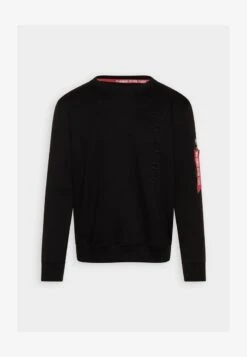 Alpha Industries Sweatshirt - Black -Alpha Industries c12ae898de23476ba22f059302f39571