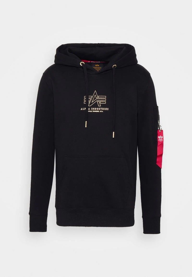 Alpha Industries BASIC HOODY - Sweatshirt - Black 4 Alpha Industries BASIC HOODY - Sweatshirt - Black – Bild 4