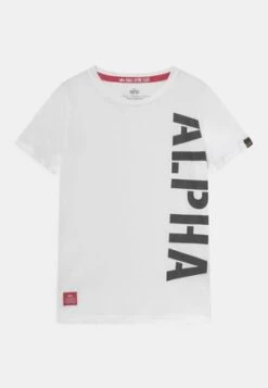 Alpha Industries UNISEX - T-Shirt Print - Black/metallic Red -Alpha Industries c61f9e28c9944b51a1e33b212f419377