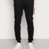 Alpha Industries JOGGER TAPE - Jogginghose - Black