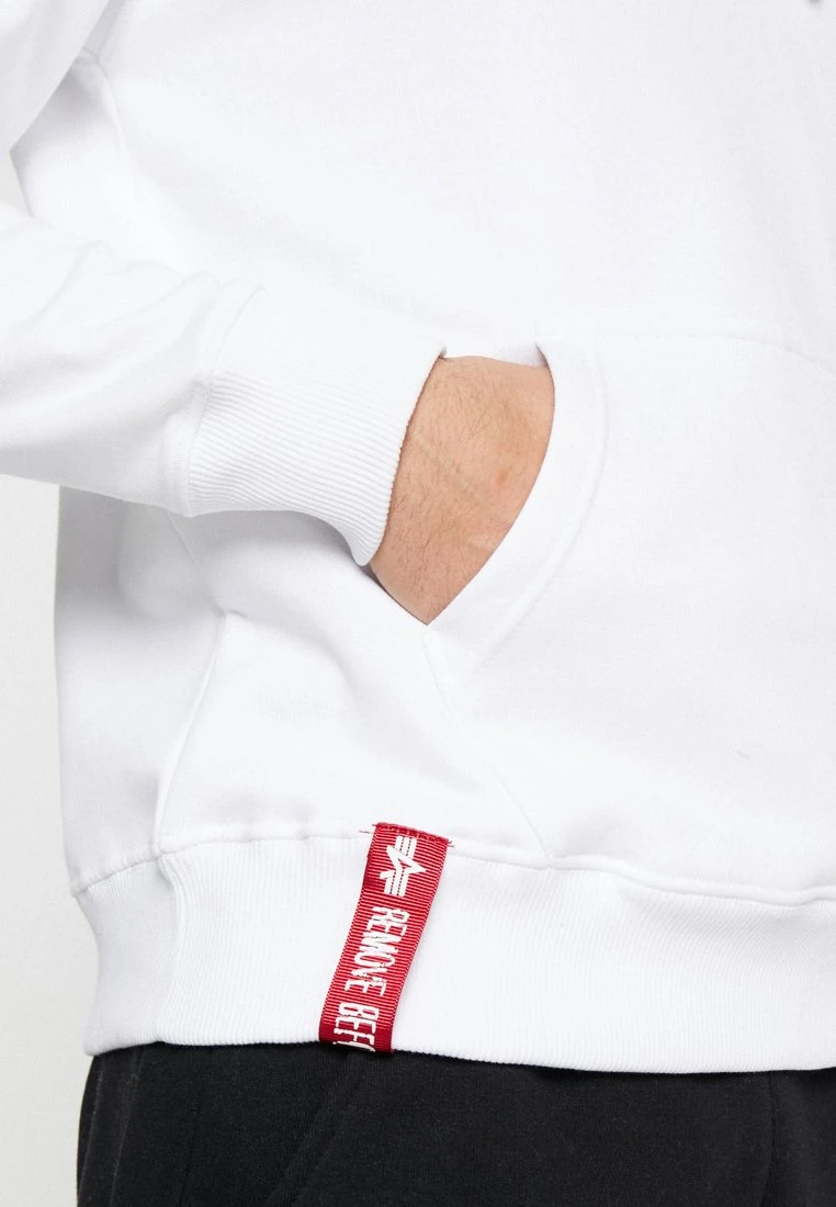 Alpha Industries BASIC HOODY SMALL LOGO - Kapuzenpullover - White 6 Alpha Industries BASIC HOODY SMALL LOGO - Kapuzenpullover - White – Bild 6