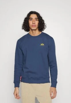 Alpha Industries BASIC SMALL LOGO - Sweatshirt - New Navy