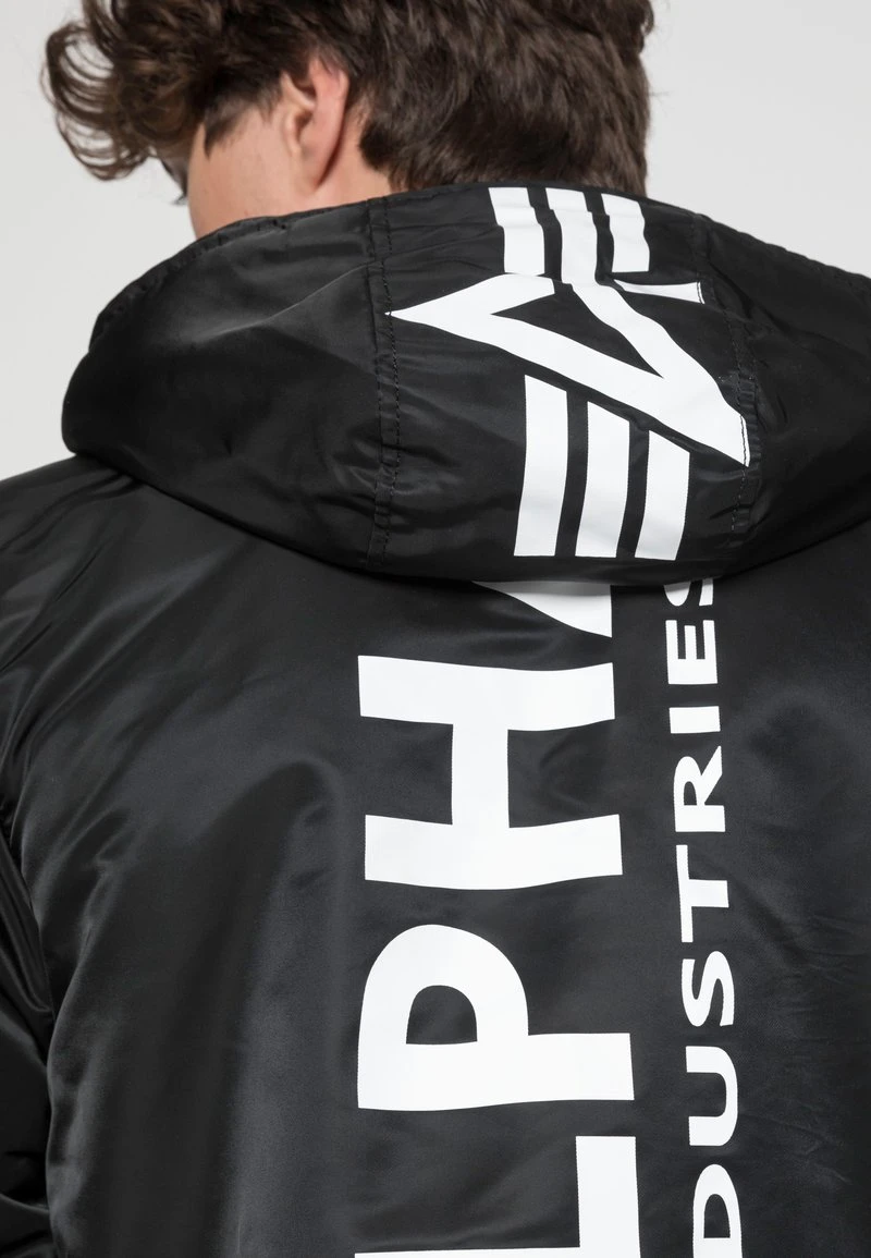 Alpha Industries ANORAK - Windbreaker - Black 5 Alpha Industries ANORAK - Windbreaker - Black – Bild 5