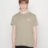 Alpha Industries BASIC SMALL LOGO - T-Shirt Basic - Vintage Sand