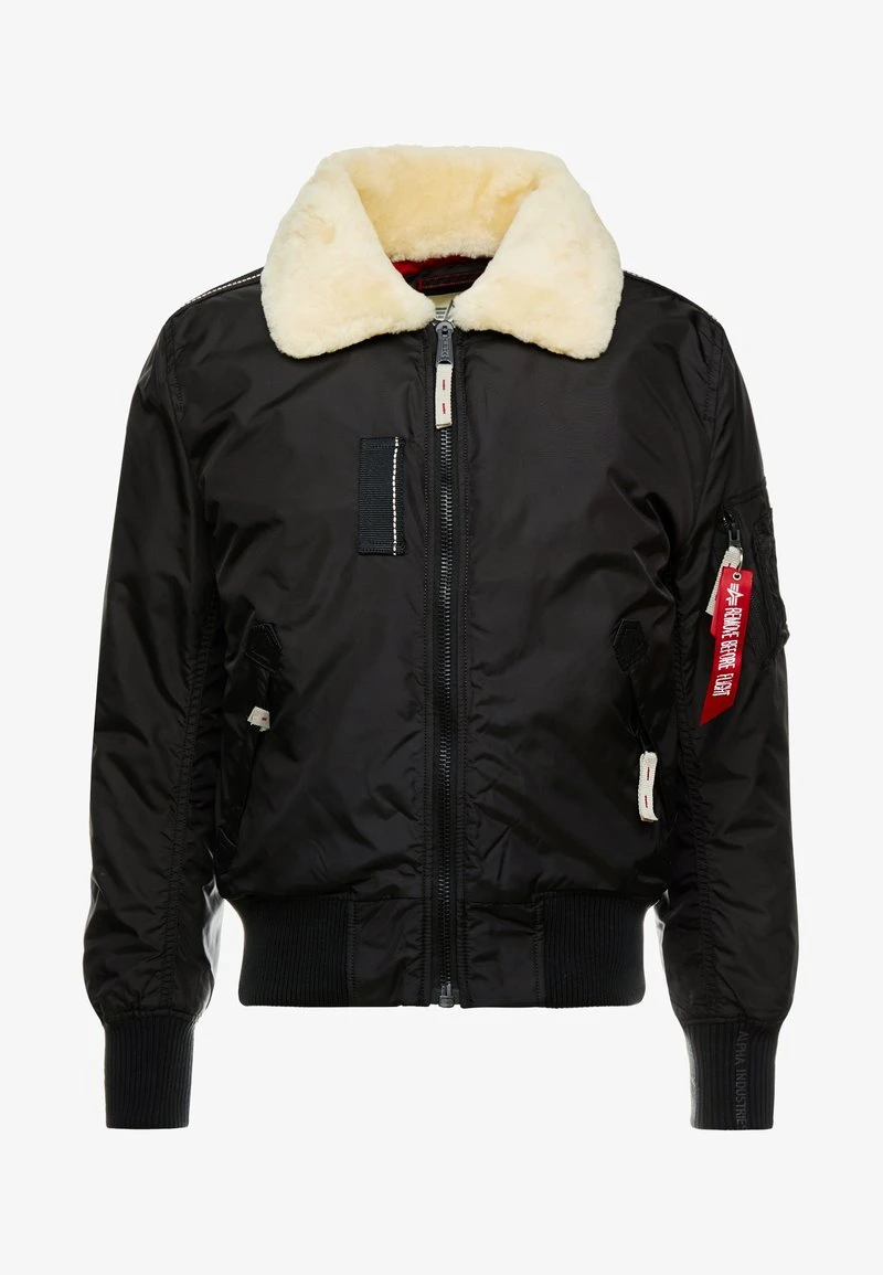 Alpha Industries INJECTOR - Bomberjacke - Black/beige 5 Alpha Industries INJECTOR - Bomberjacke - Black/beige – Bild 5