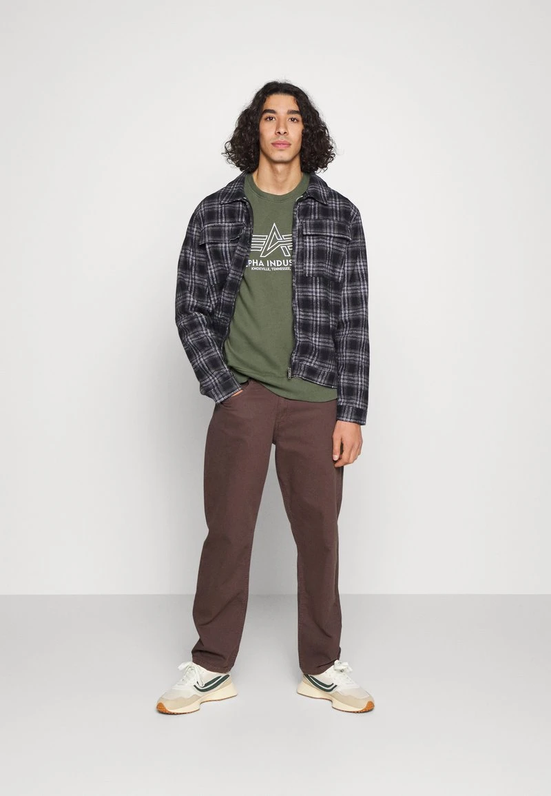 Alpha Industries BASIC EMBROIDERY - Sweatshirt - Dark Olive 2 Alpha Industries BASIC EMBROIDERY - Sweatshirt - Dark Olive – Bild 2