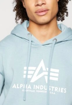 Alpha Industries BASIC HOODY - Kapuzenpullover - Grey Blue 11 Alpha Industries BASIC HOODY - Kapuzenpullover - Grey Blue -Alpha Industries d8a4d44c5569448d84ff772545315995