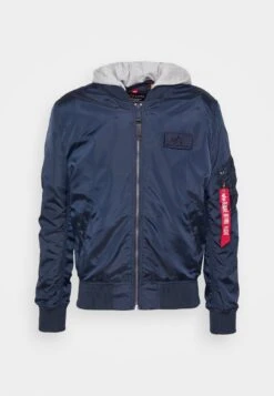 Alpha Industries HOOD - Bomberjacke - Sage Green -Alpha Industries dd6edc5afce44c54abf890caf1ebbb2a