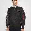 Alpha Industries MA1DTECSE - Übergangsjacke - Black/white