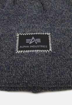 Alpha Industries X-FIT BEANIE UNISEX - Mütze - Charcoal Heather -Alpha Industries e584a1be19d04f7682ae53cb91943f6d