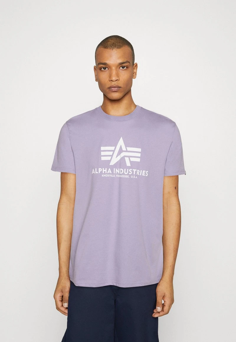 Alpha Industries BASIC - T-Shirt Print - Pale Violet 1 Alpha Industries BASIC - T-Shirt Print - Pale Violet