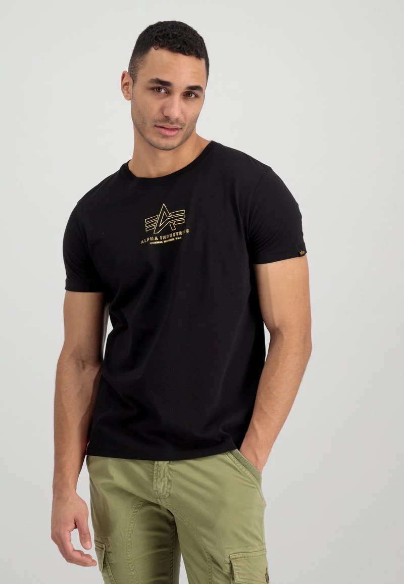 Alpha Industries T-Shirt Print - Black 1 Alpha Industries T-Shirt Print - Black