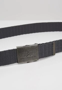 Alpha Industries HEAVY DUTY BELT - Gürtel - Grey -Alpha Industries eb8923a4a6e344fb9f1ad7ca0ea998d2