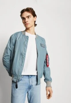Alpha Industries MA-1 - Bomberjacke - Grey Blue -Alpha Industries ebabf4b394d34701be4451a9d8b1eefc