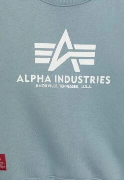 Alpha Industries BASIC KIDS TEENS UNISEX - Sweatshirt - Grey/blue -Alpha Industries ebe9084783724584877ceb90c724f95e