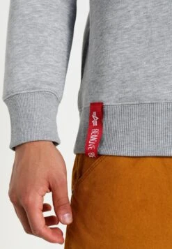 Alpha Industries BASIC - Sweatshirt - Grey Heather -Alpha Industries f0b09e3ce20c49aa90d3046dc3b95f35