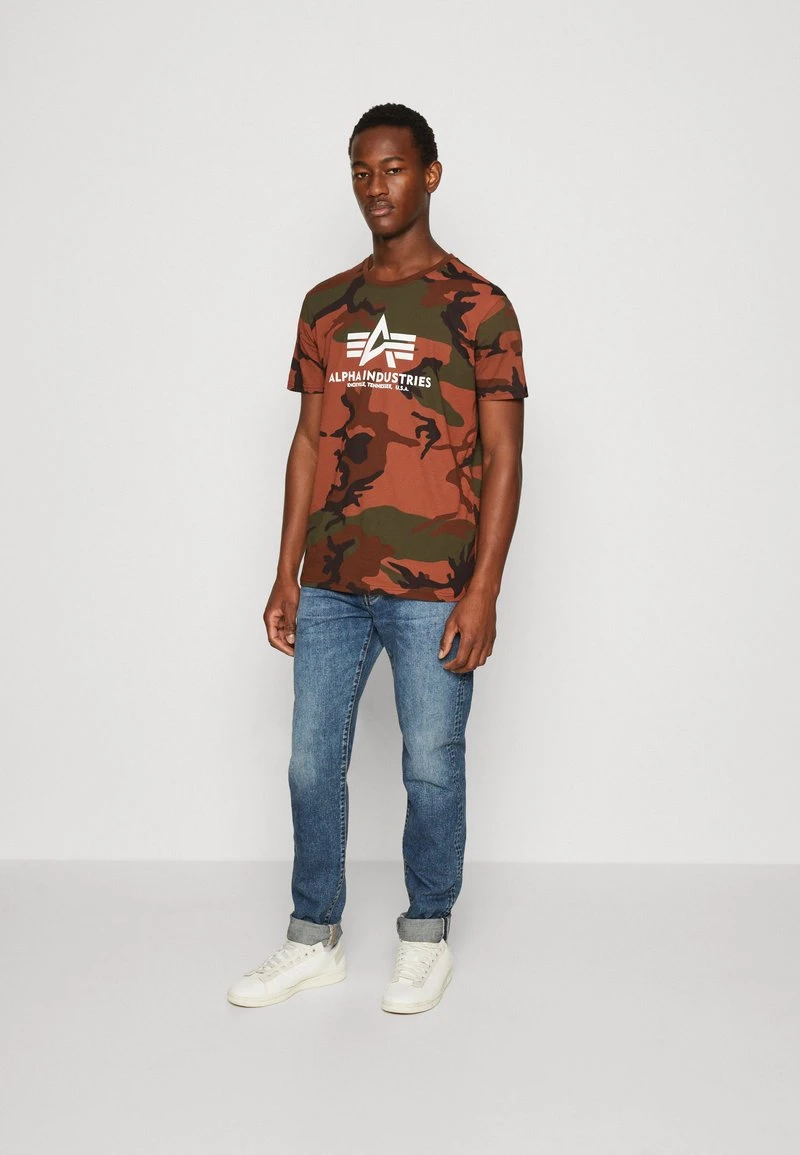 Alpha Industries CAMO - T-Shirt Print - Burned 2 Alpha Industries CAMO - T-Shirt Print - Burned – Bild 2