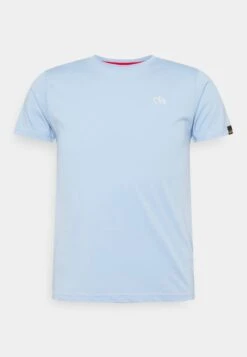 Alpha Industries EMB UNISEX - T-Shirt Print - Light Blue